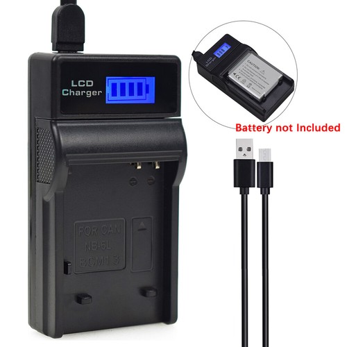 Caricabatteria lcd per canon - caricabatteria,